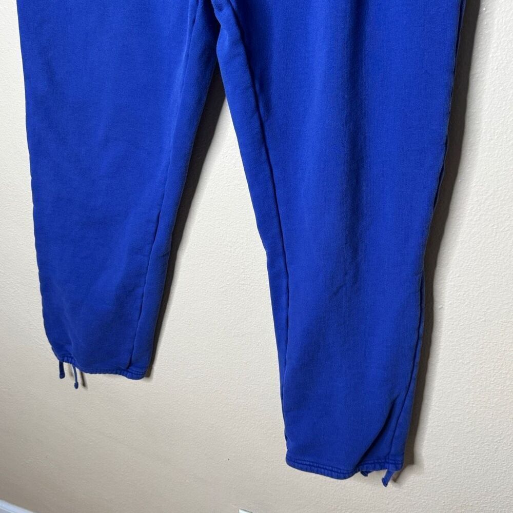 KITH Sweatpants Men's XL Blue Script Drawstring Heavyweight - Picture 3 of 11